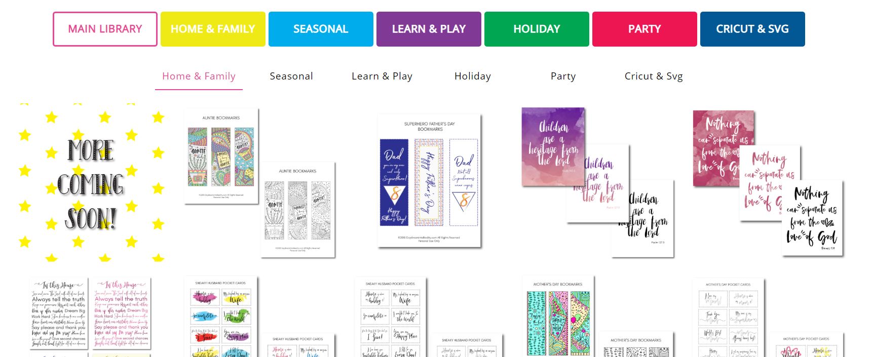 Download Free Cricut And Svg Printables Library PSD Mockup Templates