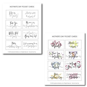 Mothers day gift tags Free printable template