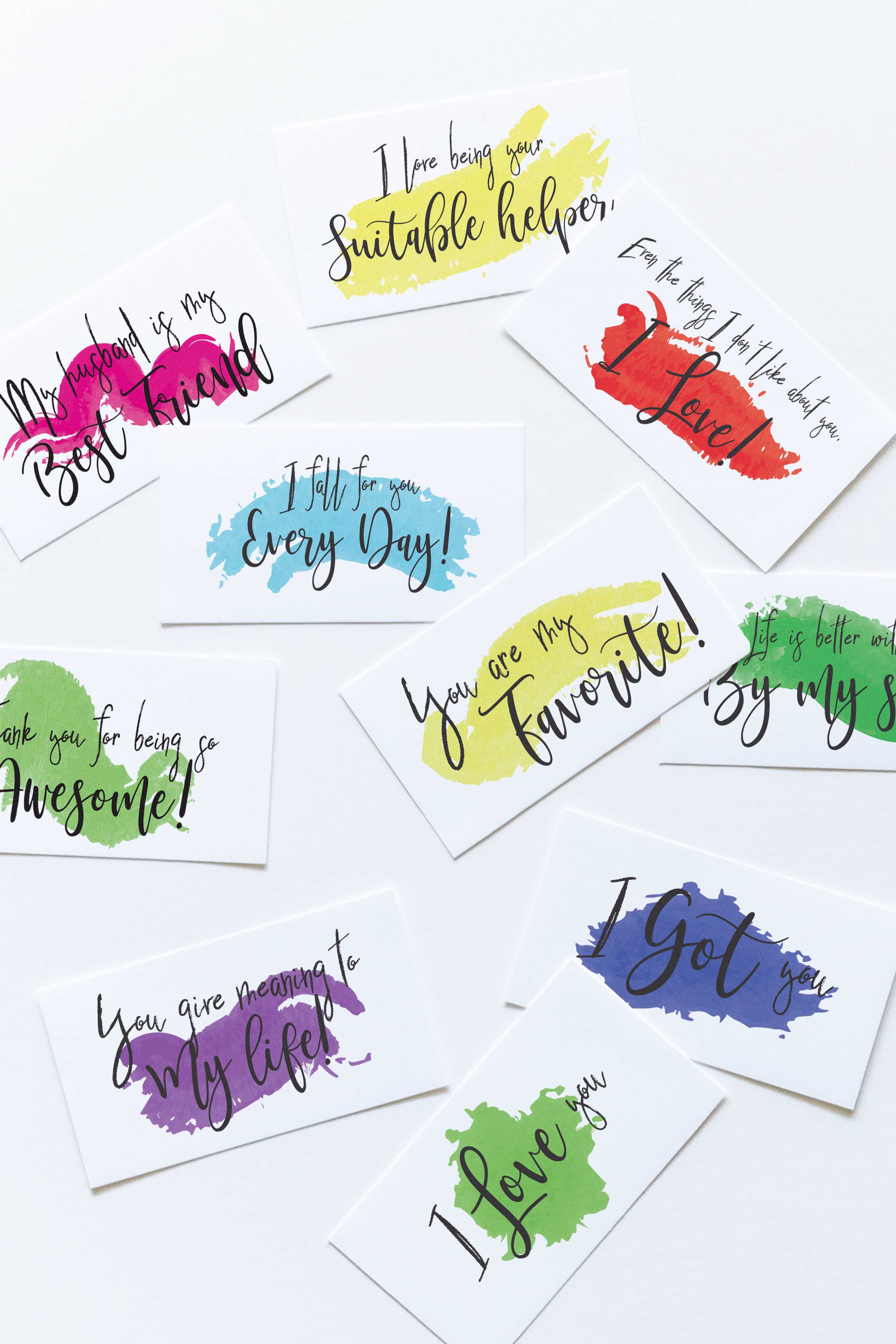 Husband Gift Tags & Mini Cards ~ Daydream Into Reality