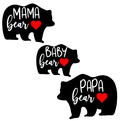 Free Free 159 Family Bear Svg SVG PNG EPS DXF File
