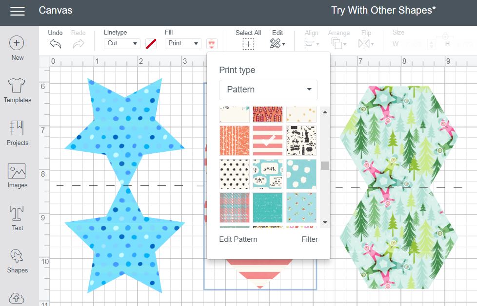 How to use patterns on your cards