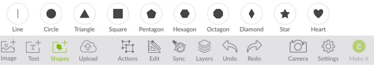Shapes Options