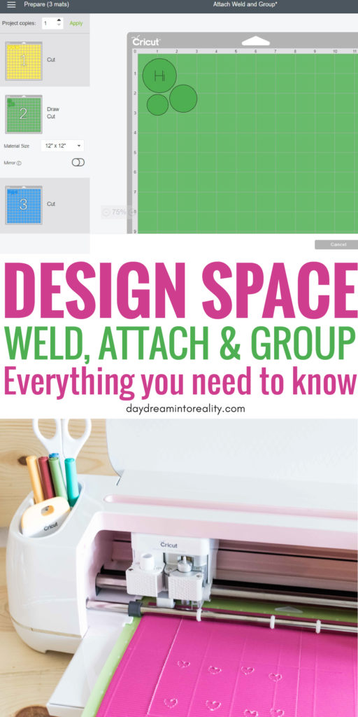Today we are going to be covering some of the MOST IMPORTANT concepts in Cricut Design Space; Weld, Attach and Group. Learning how to, and when to use any of these tools inside Cricut Design Space will take you from rookie to expert!