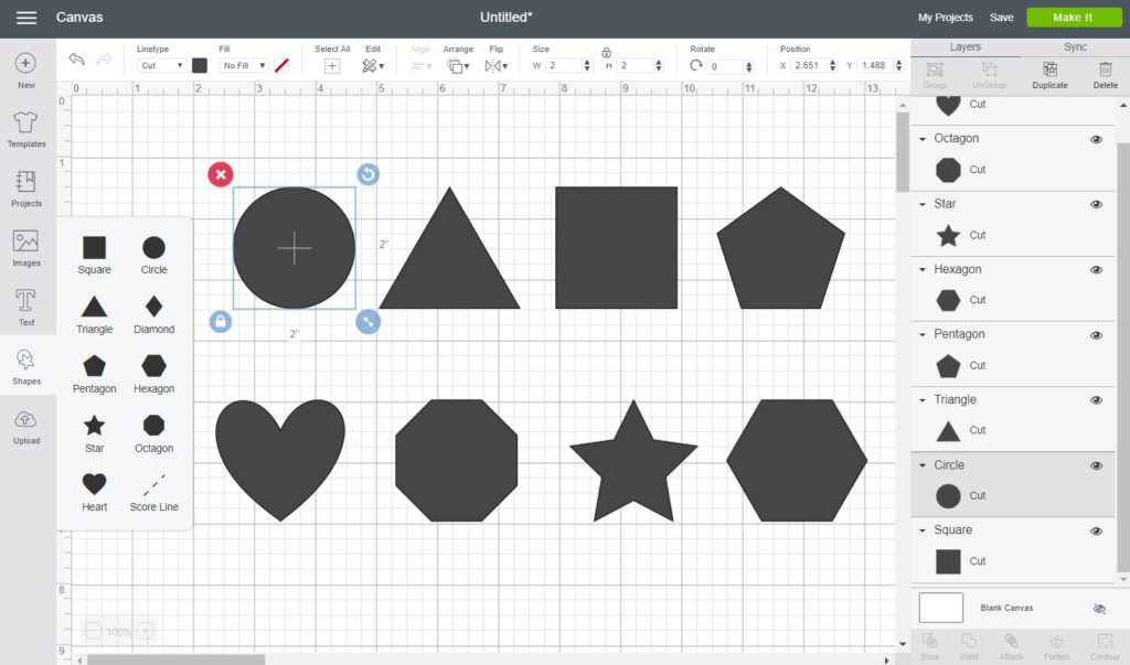 Edit Shapes In Cricut Design Space Cut Out Text Make Words Into Shapes