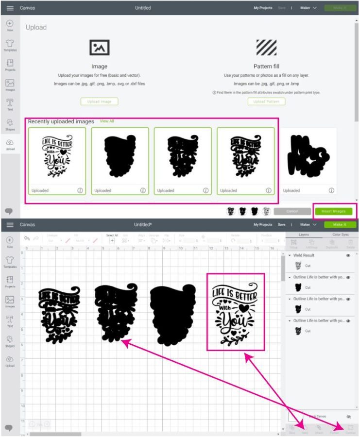 Download How To Make Outlines Shadows To Use In Cricut Design Space SVG, PNG, EPS, DXF File