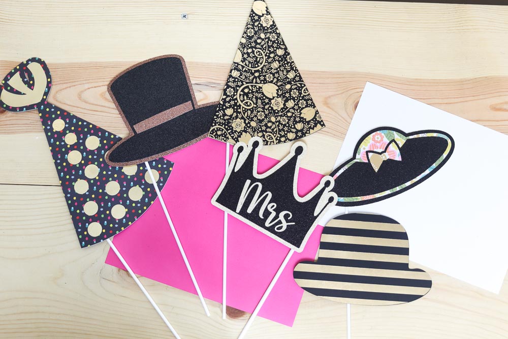 DIY Photo Booth Props With Your Cricut Free SVG Templates