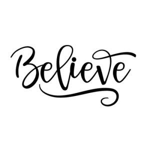 believe Free SVG