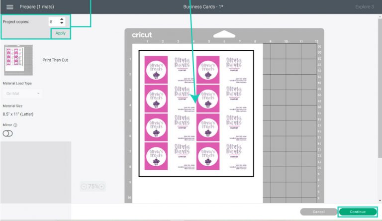 How To Do Business Cards On Cricut