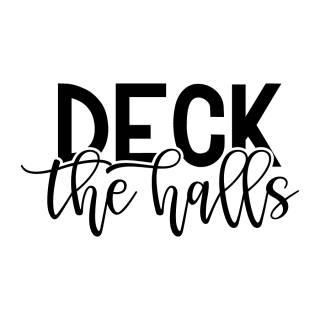 Christmas Free SVG_Deck the halls