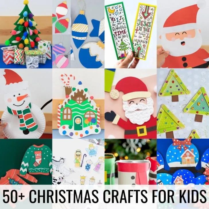 Christmas crafts for kids featured image